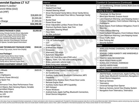 New 2026 Chevrolet Equinox LT w/ Convenience Package II image 10
