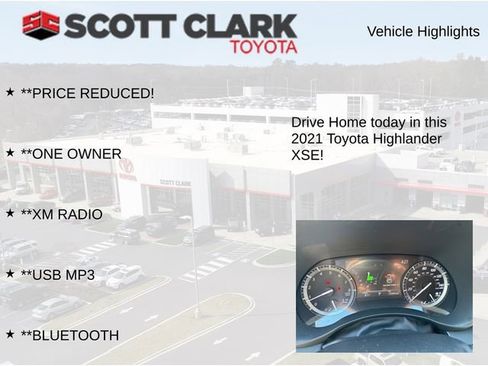 Used 2021 Toyota Highlander XSE FWD image 10