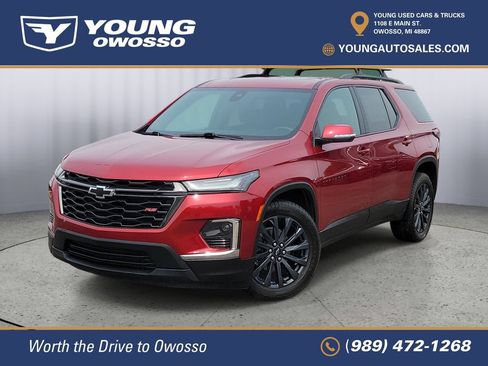 Certified 2023 Chevrolet Traverse RS w/ LPO, Floor Liner Package AWD/4WD image 1