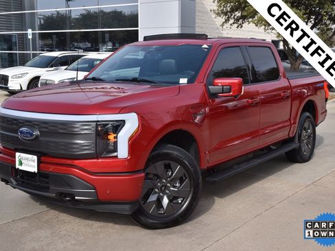 Certified 2023 Ford F150 Lightning Lariat w/ Equipment Group 511A High image 47