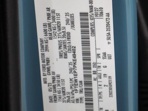 Used 2023 Ford F150 XLT w/ Equipment Group 302A High image 33