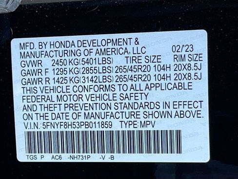 Used 2023 Honda Passport EX-L image 32