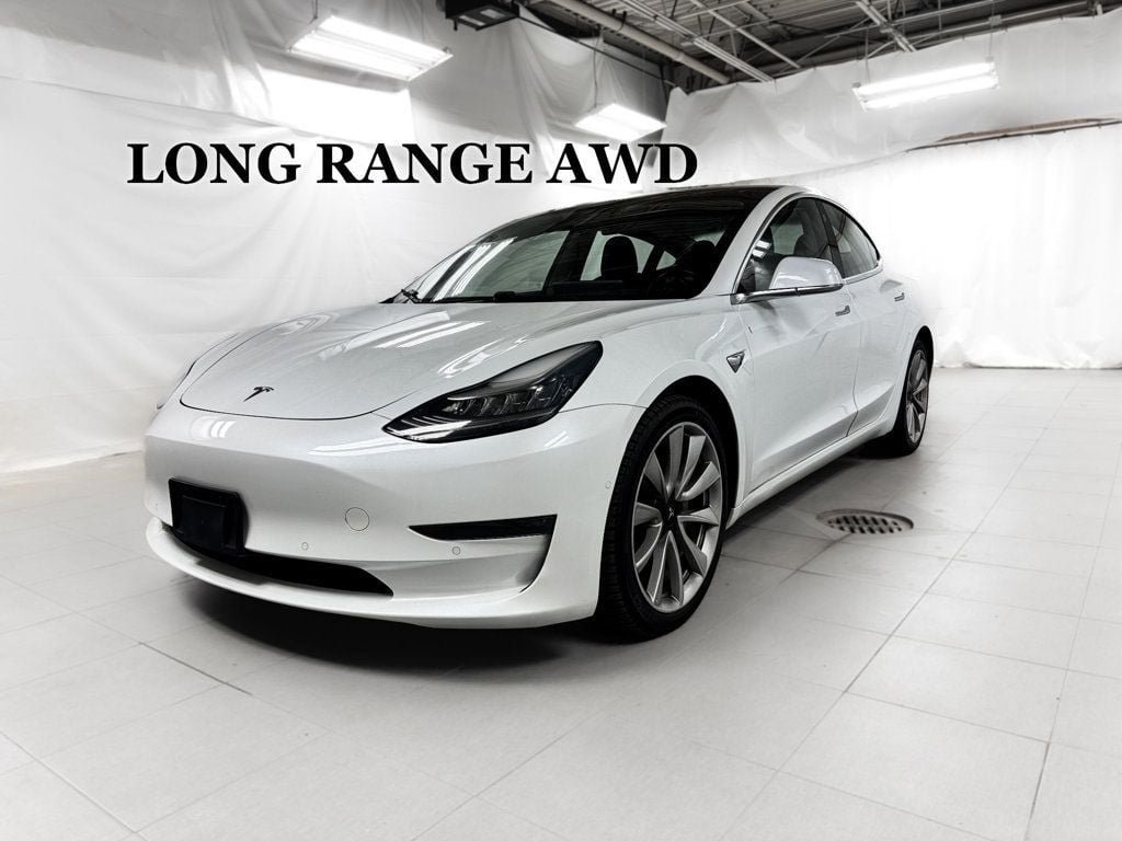 Used 2018 Tesla Model 3 Long Range AWD/4WD image 1