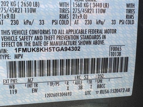 New 2026 Ford Explorer ST-Line w/ ST-Line Street Pack AWD/4WD image 16