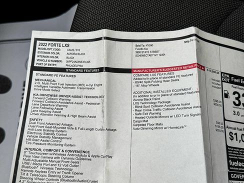 Used 2022 Kia Forte LXS w/ LXS Technology Package FWD image 31
