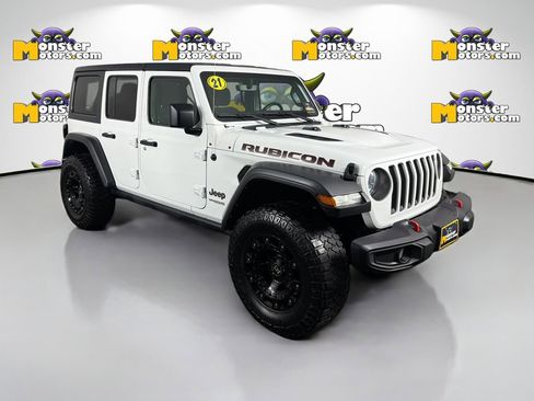 Used 2021 Jeep Wrangler Unlimited Rubicon w/ Uconnect 4C Nav & Sound Group image 3