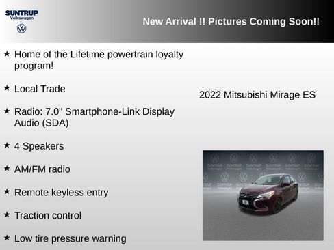 Used 2022 Mitsubishi Mirage ES FWD image 5