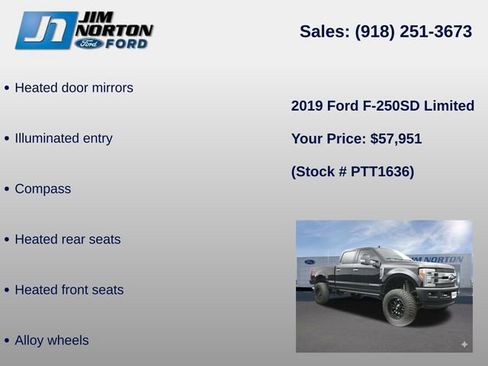 Used 2019 Ford F250 Limited AWD/4WD image 15