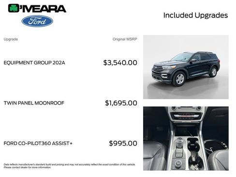 Used 2022 Ford Explorer XLT w/ Equipment Group 202A AWD/4WD image 4