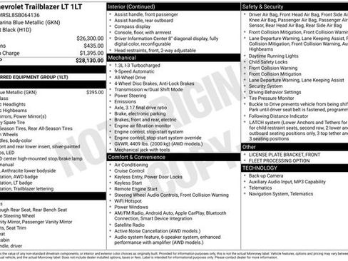 Used 2025 Chevrolet TrailBlazer LT AWD/4WD image 39