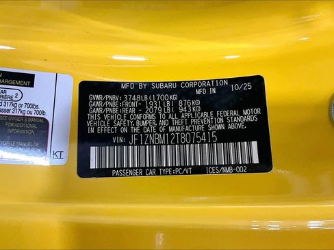 New 2026 Toyota GR86 YUZU Limited image 18