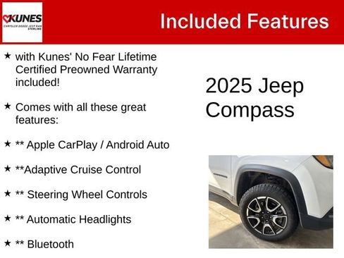 Used 2025 Jeep Compass Trailhawk AWD/4WD image 4