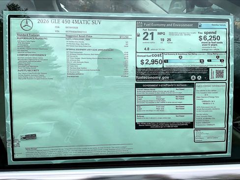 New 2026 Mercedes-Benz GLE 450 4MATIC image 17