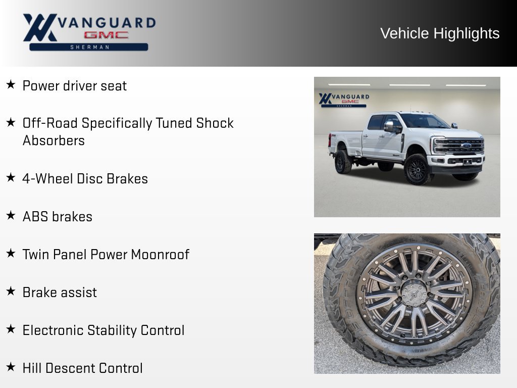 Used 2024 Ford F350 Platinum w/ FX4 Off-Road Package AWD/4WD image 11