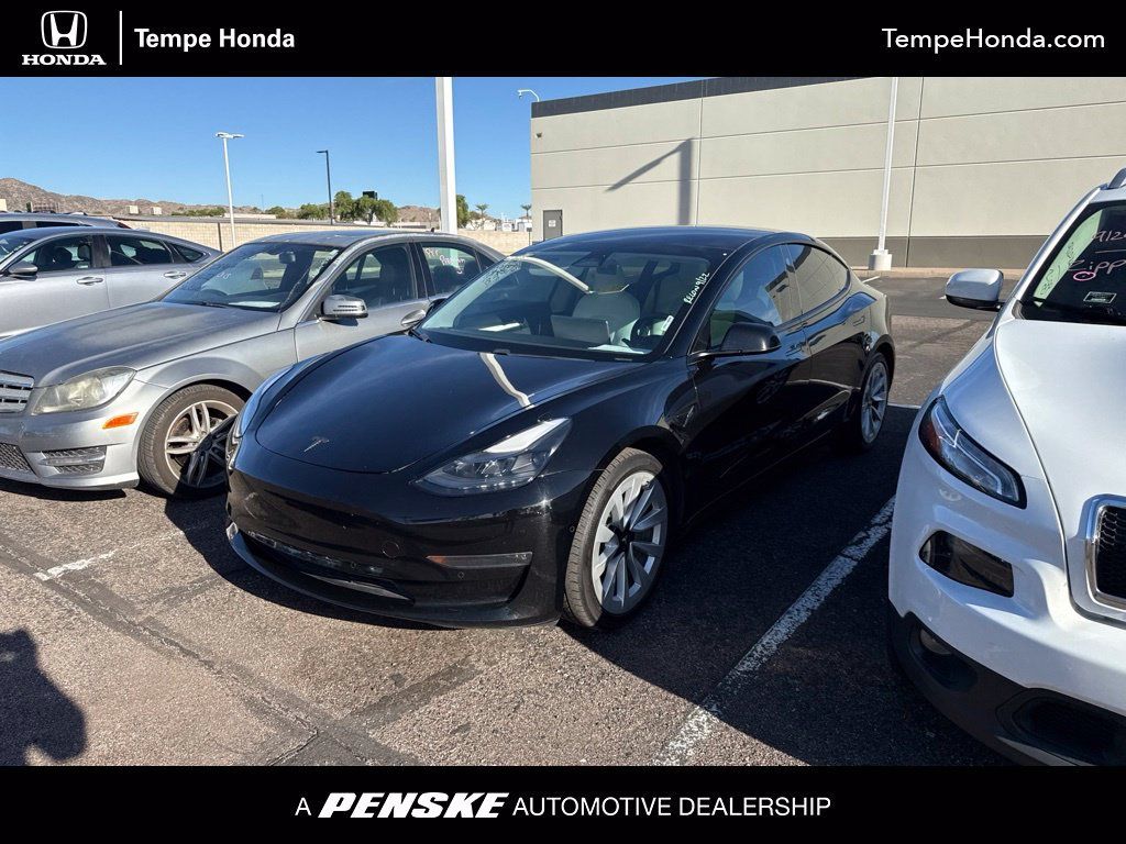 Used 2021 Tesla Model 3 Long Range AWD/4WD image 1