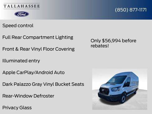 New 2026 Ford Transit 350 Base w/ Load Area Protection Package image 24