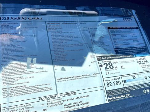 New 2026 Audi A3 2.0T Premium Plus image 19