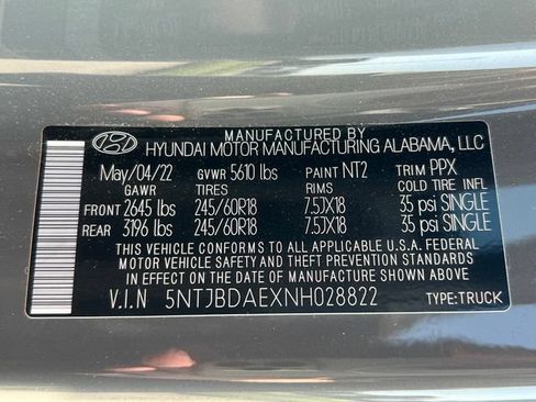 Used 2022 Hyundai Santa Cruz SEL AWD/4WD image 41
