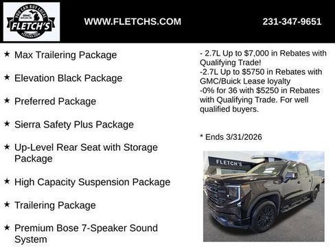 New 2026 GMC Sierra 1500 Elevation w/ Elevation Premium Package AWD/4WD image 3
