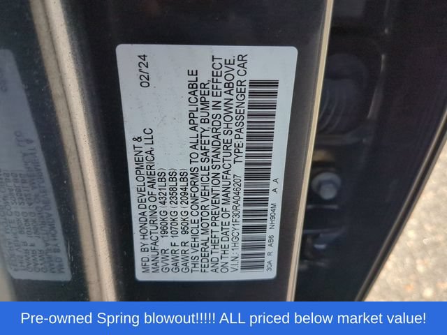 Used 2024 Honda Accord EX image 45