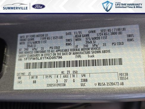 New 2026 Ford F150 Lariat w/ Equipment Group 501A Mid AWD/4WD image 32