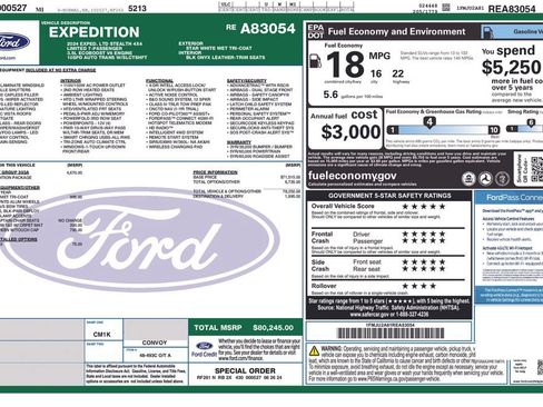 Certified 2024 Ford Expedition Limited AWD/4WD image 4