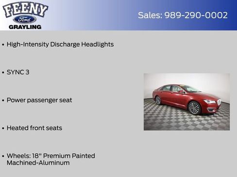 Used 2017 Lincoln MKZ Premiere FWD image 8