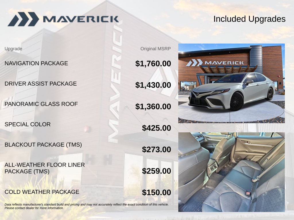 Used 2021 Toyota Camry XSE w/ Navigation Package AWD/4WD image 6