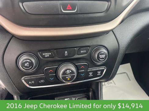 Used 2016 Jeep Cherokee Limited AWD/4WD image 18