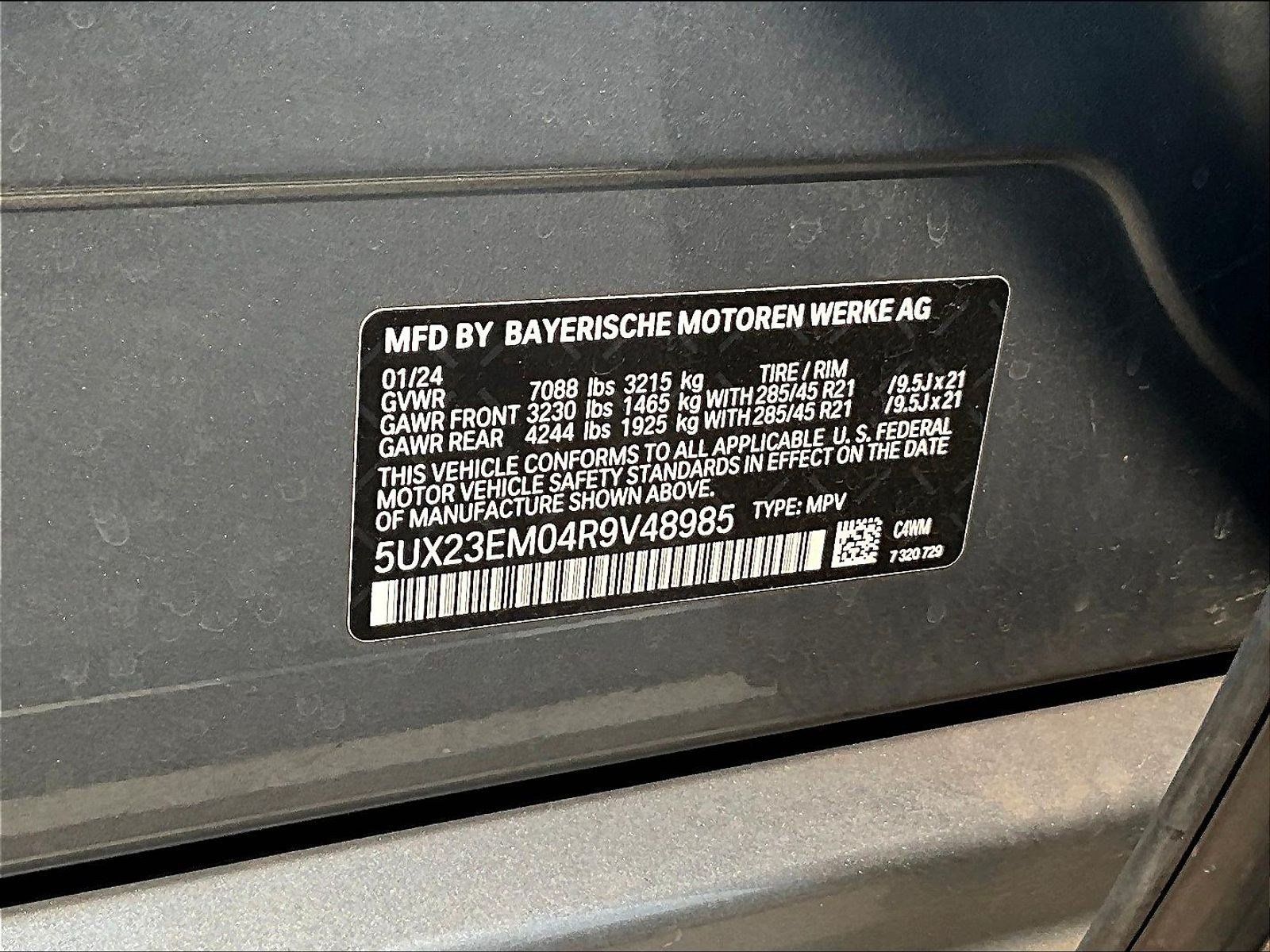 Used 2024 BMW X7 xDrive40i w/ Premium Package AWD/4WD image 19