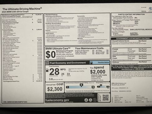 New 2025 BMW 230i xDrive Coupe w/ Premium Package image 31