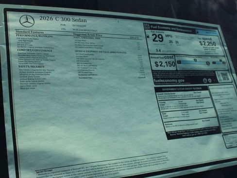 Used 2026 Mercedes-Benz C 300 Sedan image 21