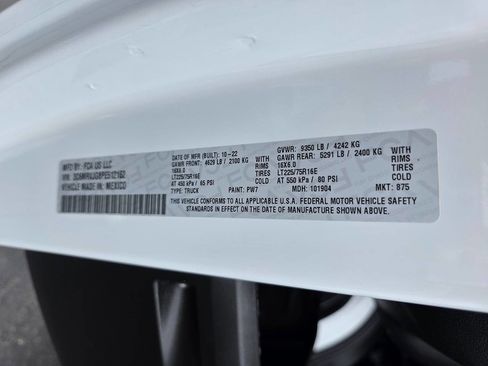 Used 2023 RAM ProMaster 3500 w/ Interior LED Lighting Group image 23