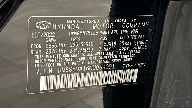 Used 2022 Hyundai Santa Fe Limited AWD/4WD image 29