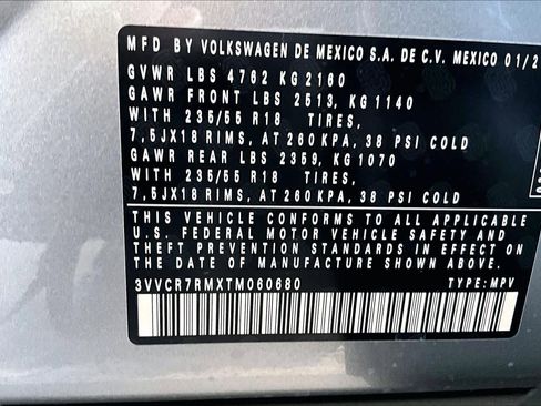 New 2026 Volkswagen Tiguan S image 18