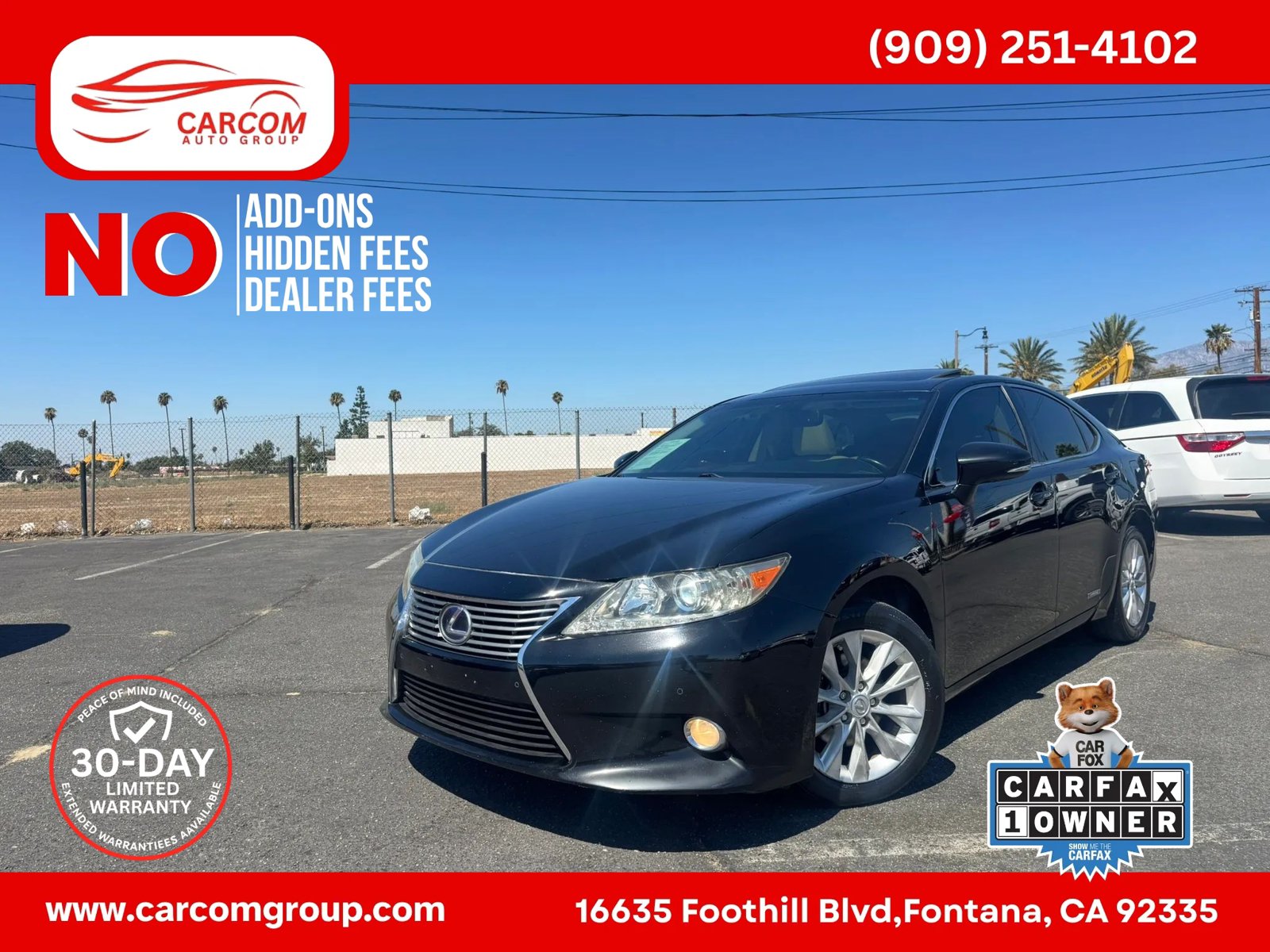 Used 2013 Lexus ES 300h w/ Luxury Pkg FWD image 1