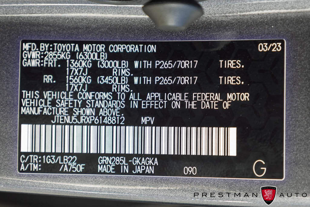 Used 2023 Toyota 4Runner SR5 Premium w/ Moonroof Package AWD/4WD image 50