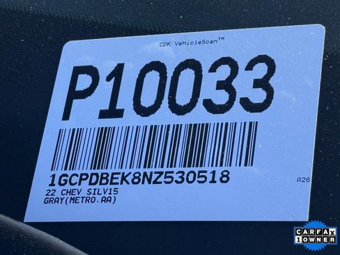 Used 2022 Chevrolet Silverado 1500 Custom w/ LPO, Dark Essentials Package image 35