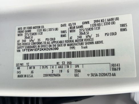 Used 2019 Ford F150 XL w/ Equipment Group 101A Mid image 19