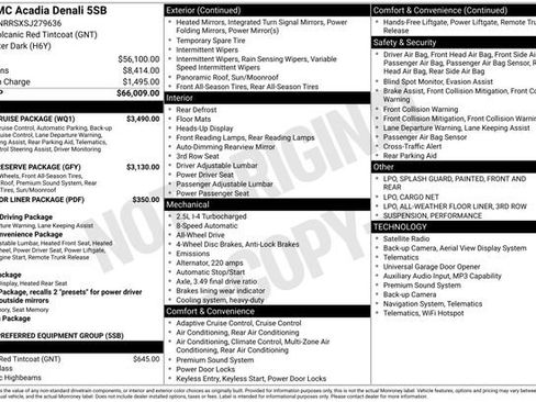 Used 2025 GMC Acadia Denali w/ Super Cruise Package AWD/4WD image 24