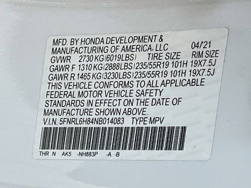 Used 2022 Honda Odyssey Touring image 35