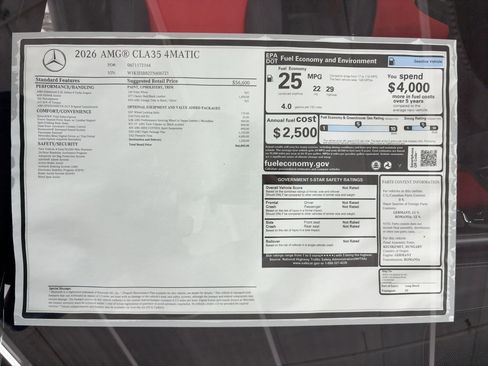 New 2026 Mercedes-Benz CLA 35 AMG 4MATIC image 31