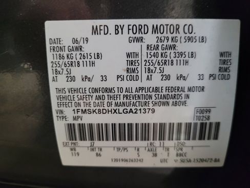 Used 2020 Ford Explorer XLT w/ Comfort Package image 33