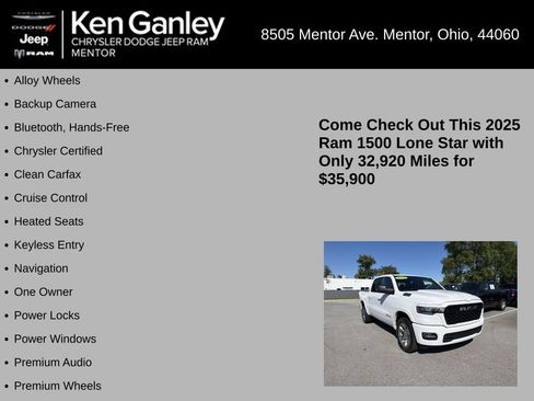 Used 2025 RAM 1500 Lone Star AWD/4WD image 5