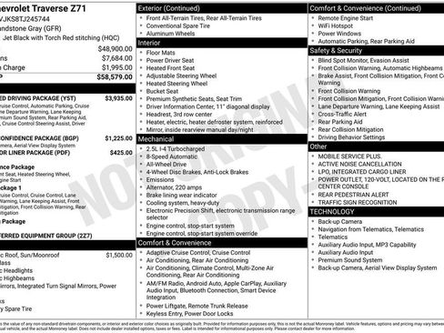 New 2026 Chevrolet Traverse Z71 w/ Enhanced Driving Package image 5