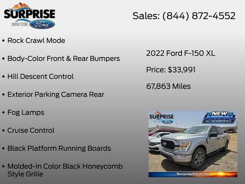 Used 2022 Ford F150 XL w/ STX Appearance Package AWD/4WD image 17