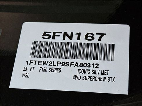 New 2025 Ford F150 STX w/ Equipment Group 201A FX4 image 17