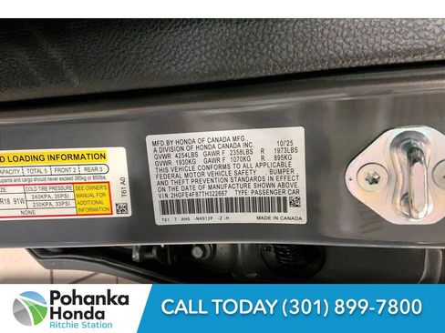 New 2026 Honda Civic Sport image 21