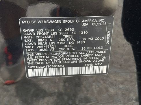 New 2026 Volkswagen Atlas SEL Premium R-Line AWD/4WD image 30