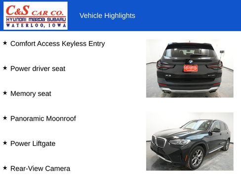 Used 2023 BMW X3 xDrive30i w/ Premium Package image 13